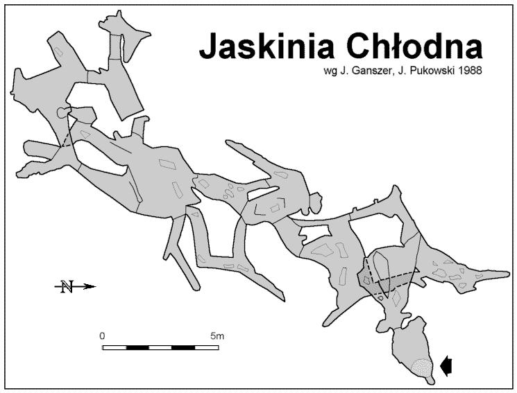 Plan Jaskini Chlodnej