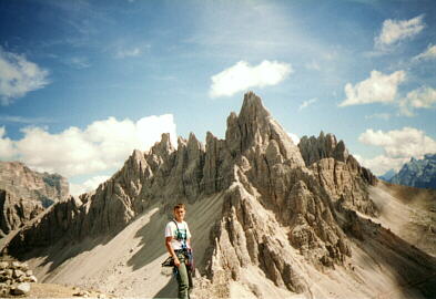 Sasso di Sesto, widok na Monte Paterno 