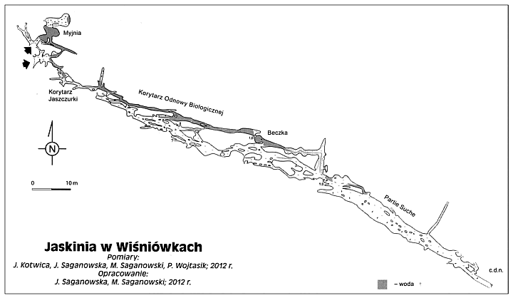 Plan Jaskini Sawickiego