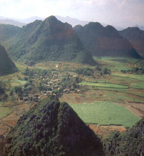 Mogots near Wenshan town