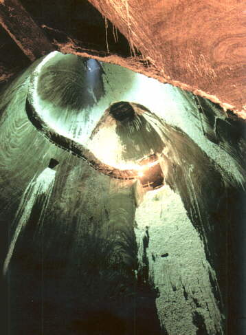 Maria Teresa Chamber in salt mine in Turda, photo: S. Kotarba