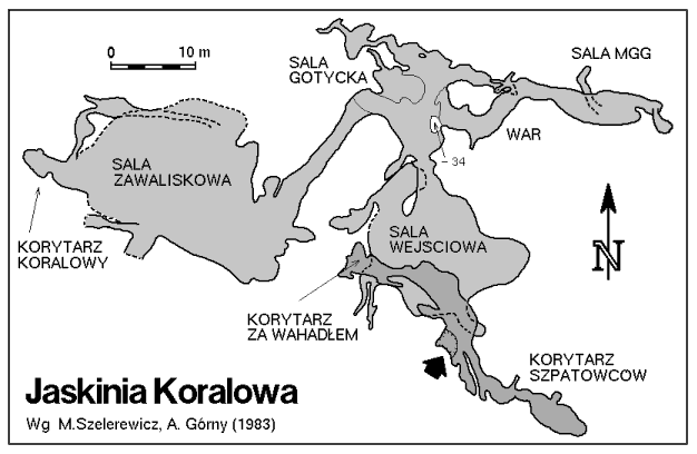 Plan Jaskini Koralowej