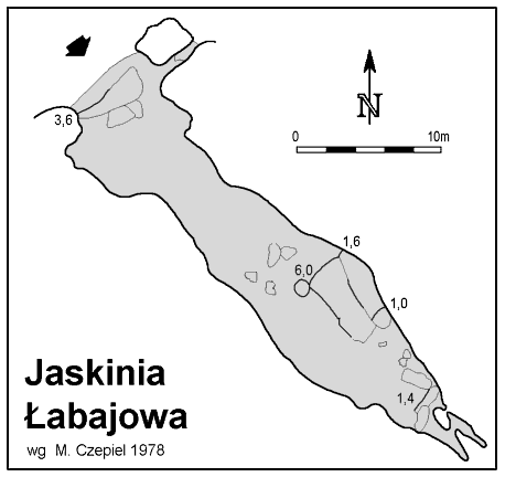 Plan Jaskini abajowej