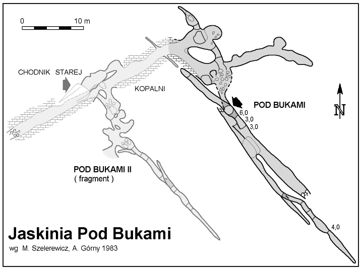 Plan Jaskini Pod Bukami