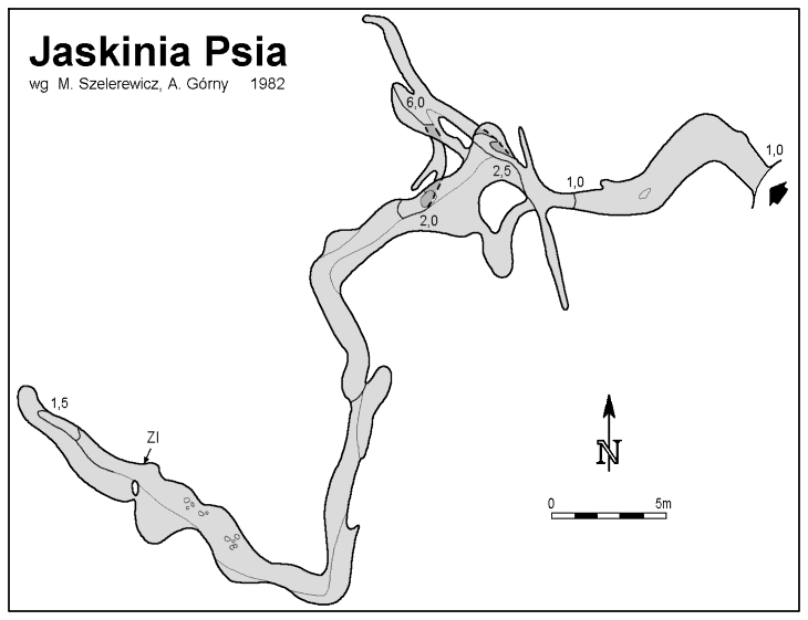 Plan Jaskini Psiej