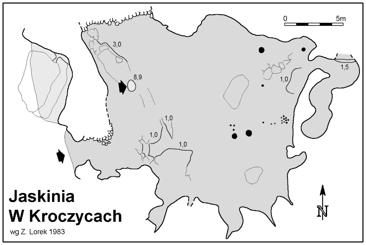 Plan Jaskini W Kroczycach