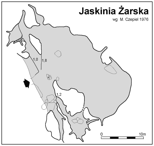 Plan Jaskini Zarskiej