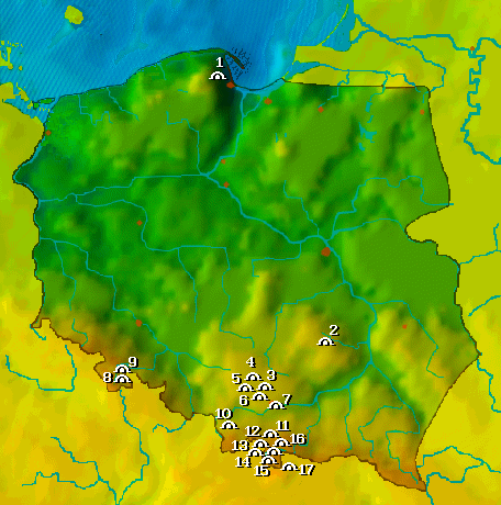 Jaskinie turystyczne Polski.