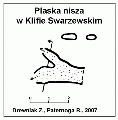 Plan Paskiej Niszy w Klifie Swarzewskim