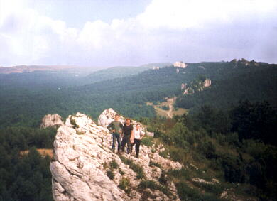 Skalki w okolicy Gory Zborow