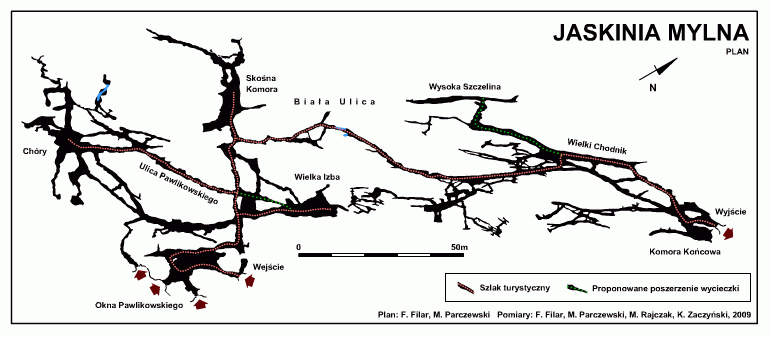 Plan Jaskini Mylnej