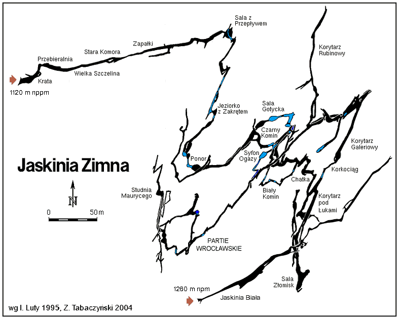 plan Jaskini Zimnej